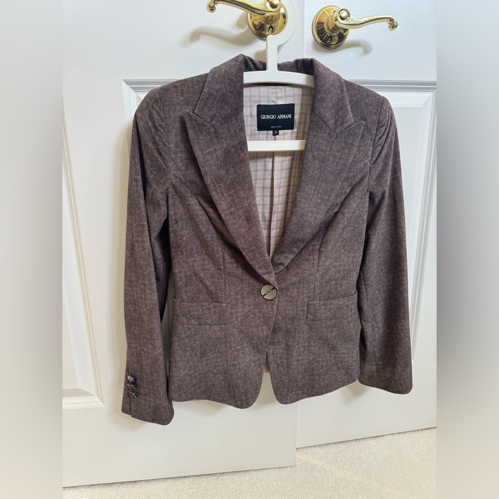 Giorgio Armani Brown Blazer, IT36